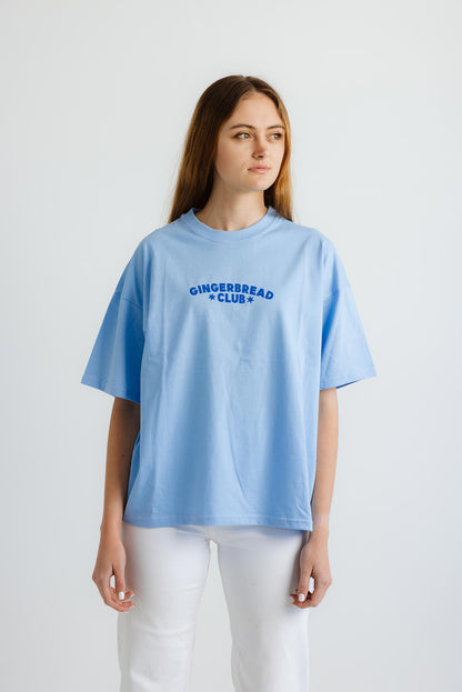 Gingerbread Club Blue Tee