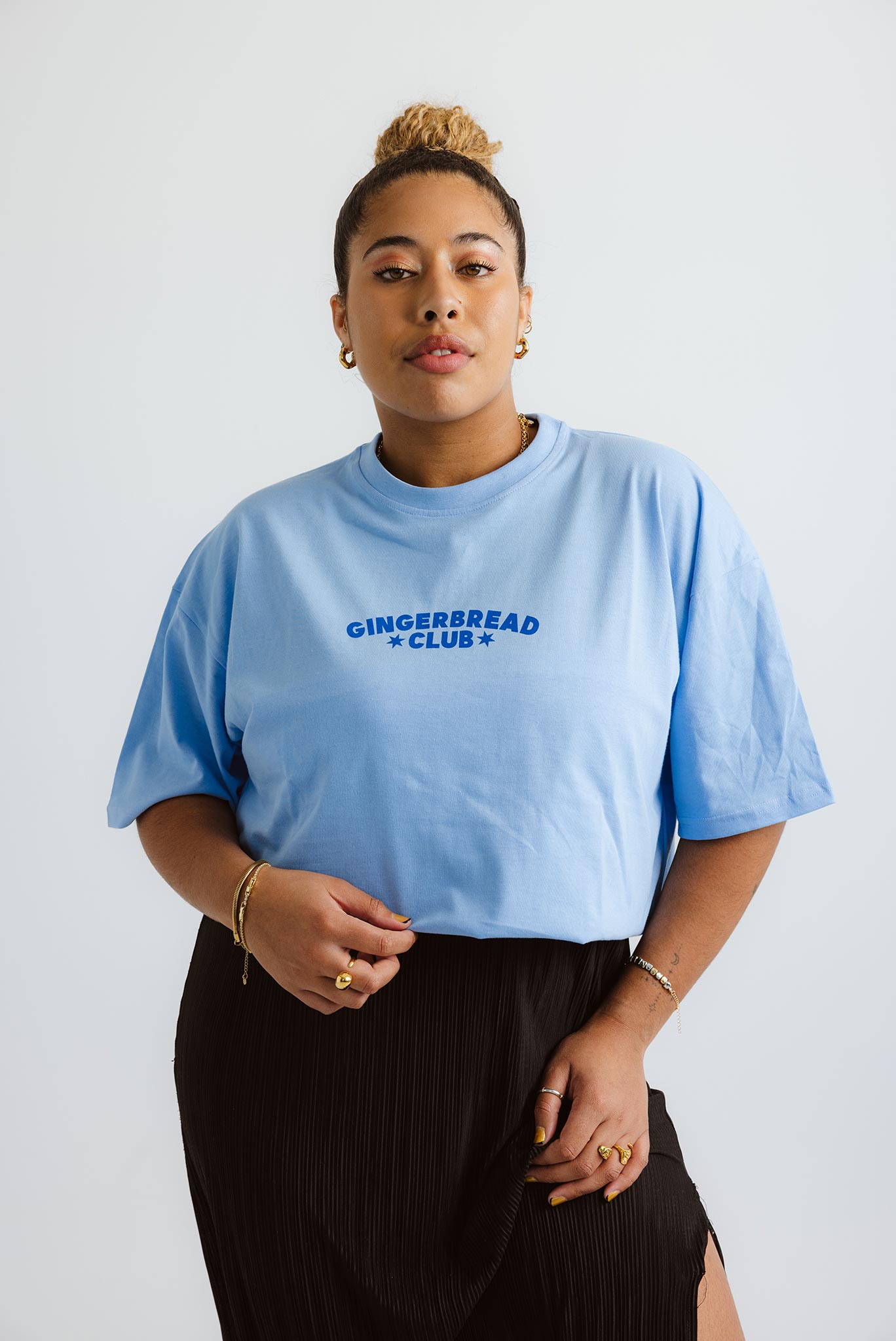 Gingerbread Club Blue Tee