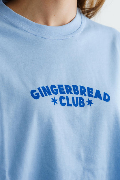 Gingerbread Club Blue Tee