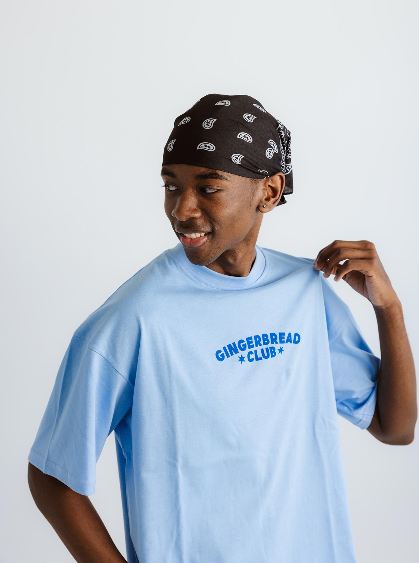 Gingerbread Club Blue Tee